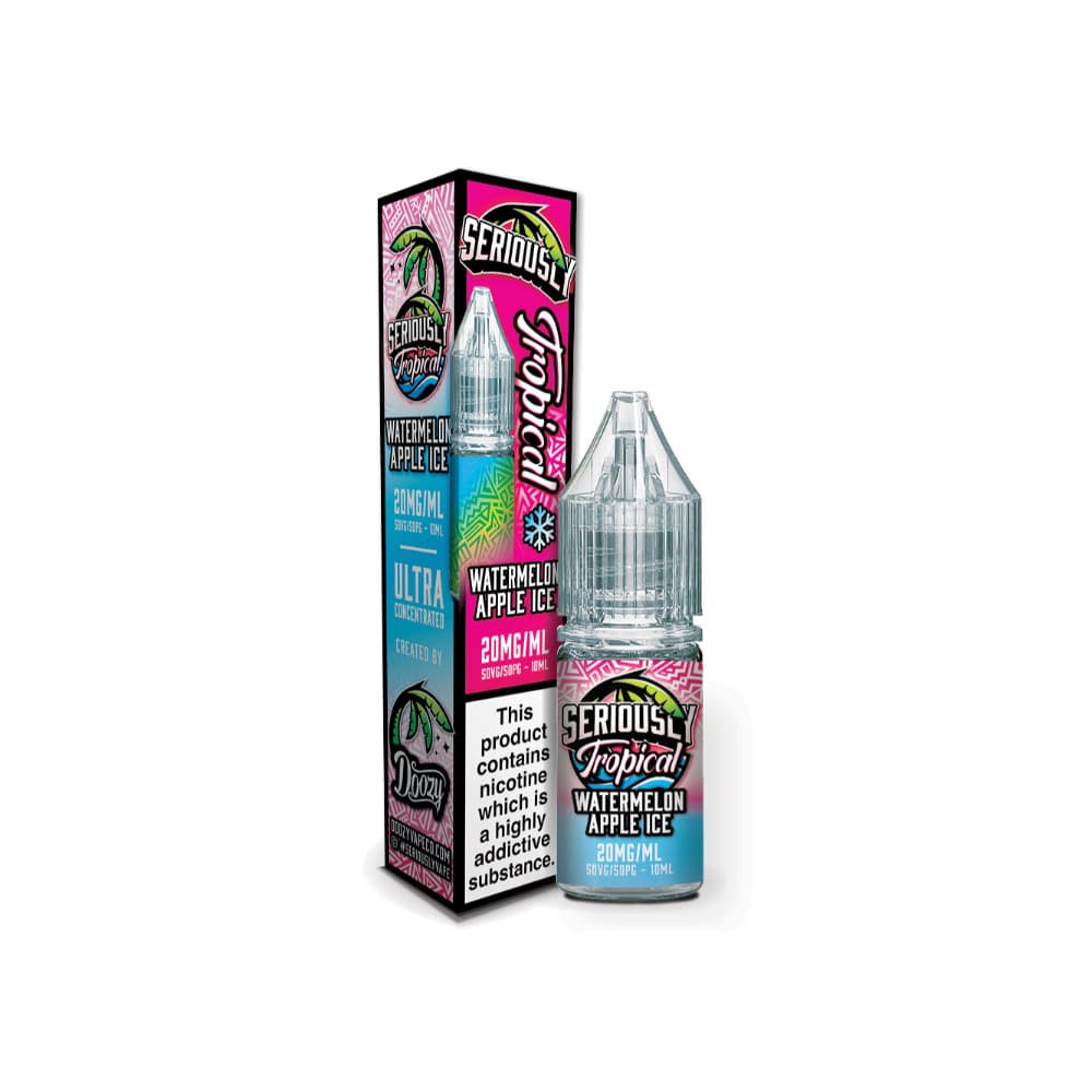  Watermelon Apple Ice / 20mg Doozy Serious Tropical Nic Salts e liquids 10ml
