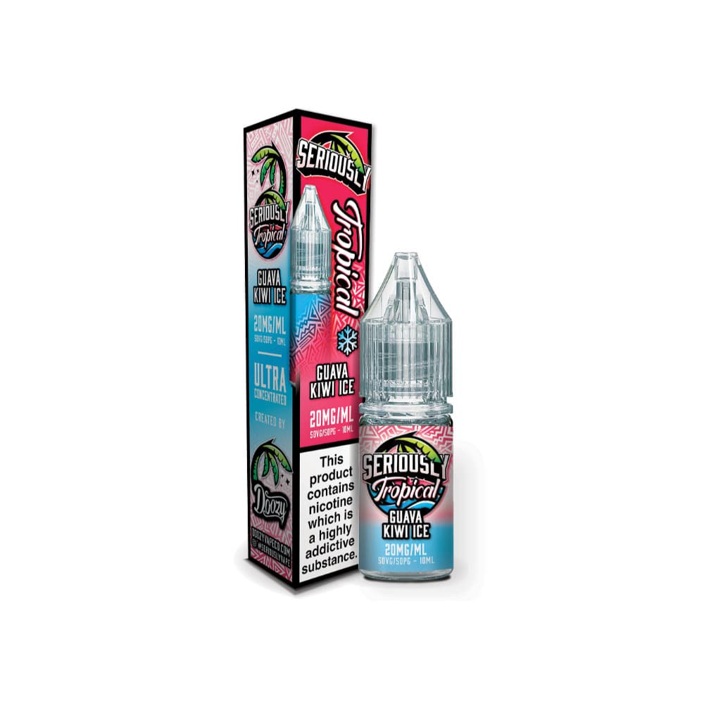  Guava Kiwi Ice / 20mg Doozy Serious Tropical Nic Salts e liquids 10ml