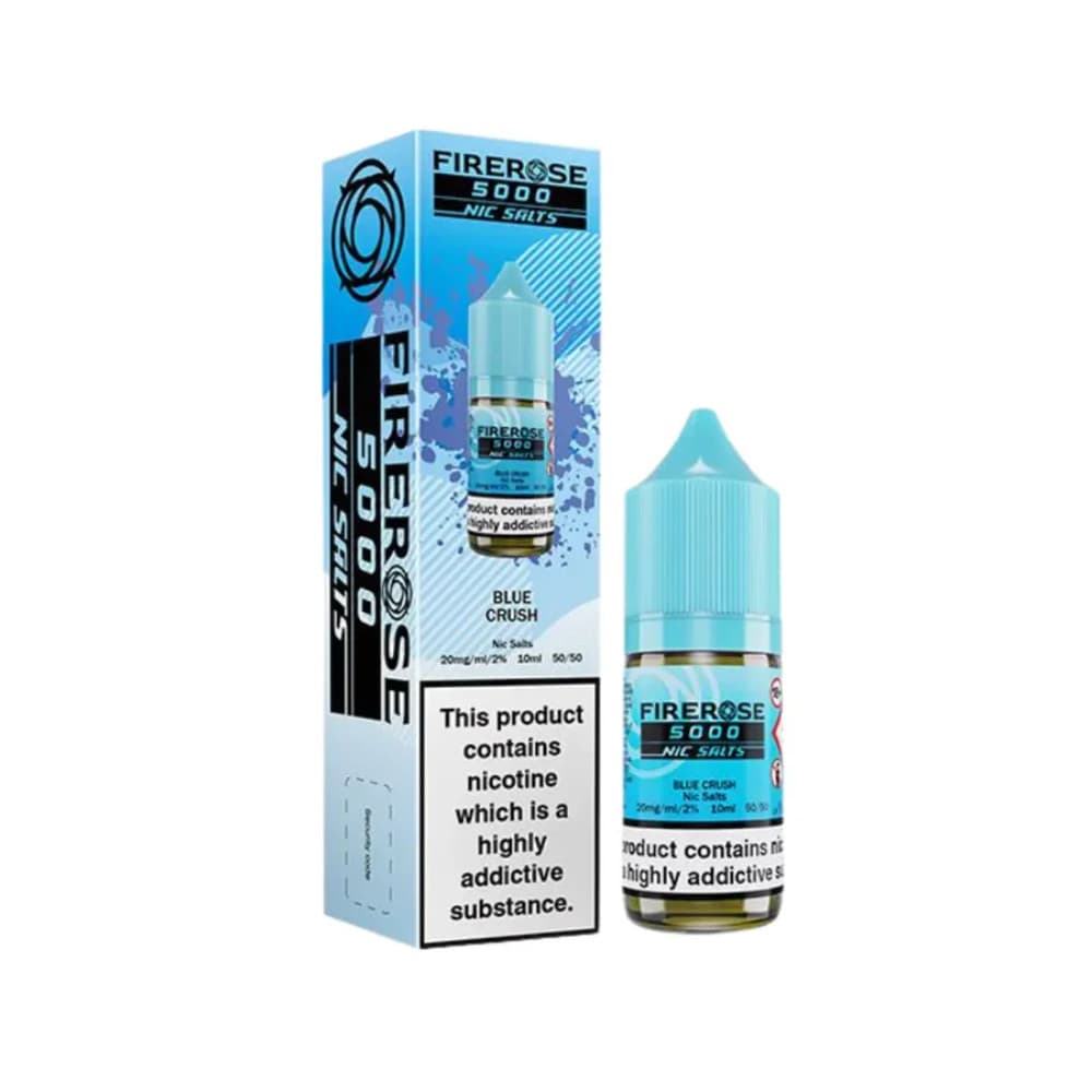  Blue Crush / 10mg Firerose 5000 Nic Salts e liquids 10ml