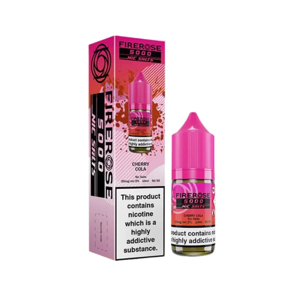  Cherry Cola / 20mg Firerose 5000 Nic Salts e liquids 10ml