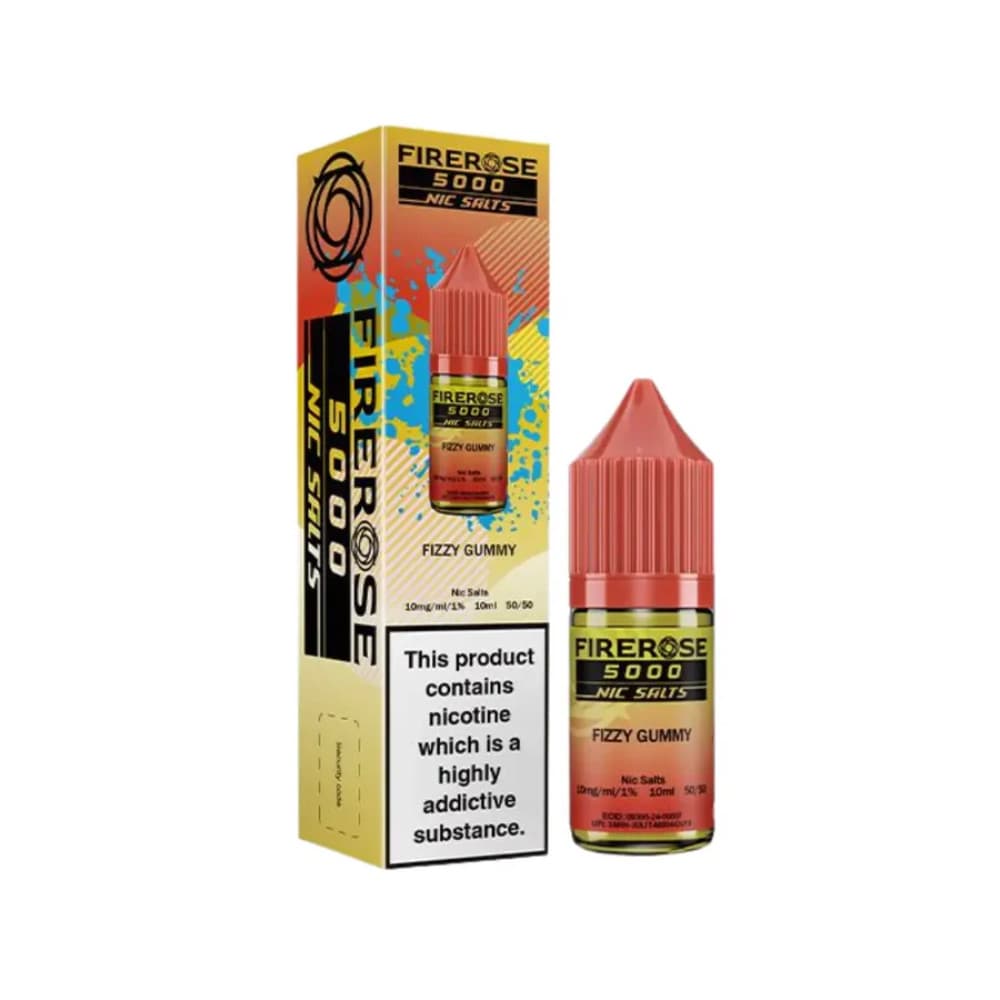  Fizzy Gummy / 10mg Firerose 5000 Nic Salts e liquids 10ml