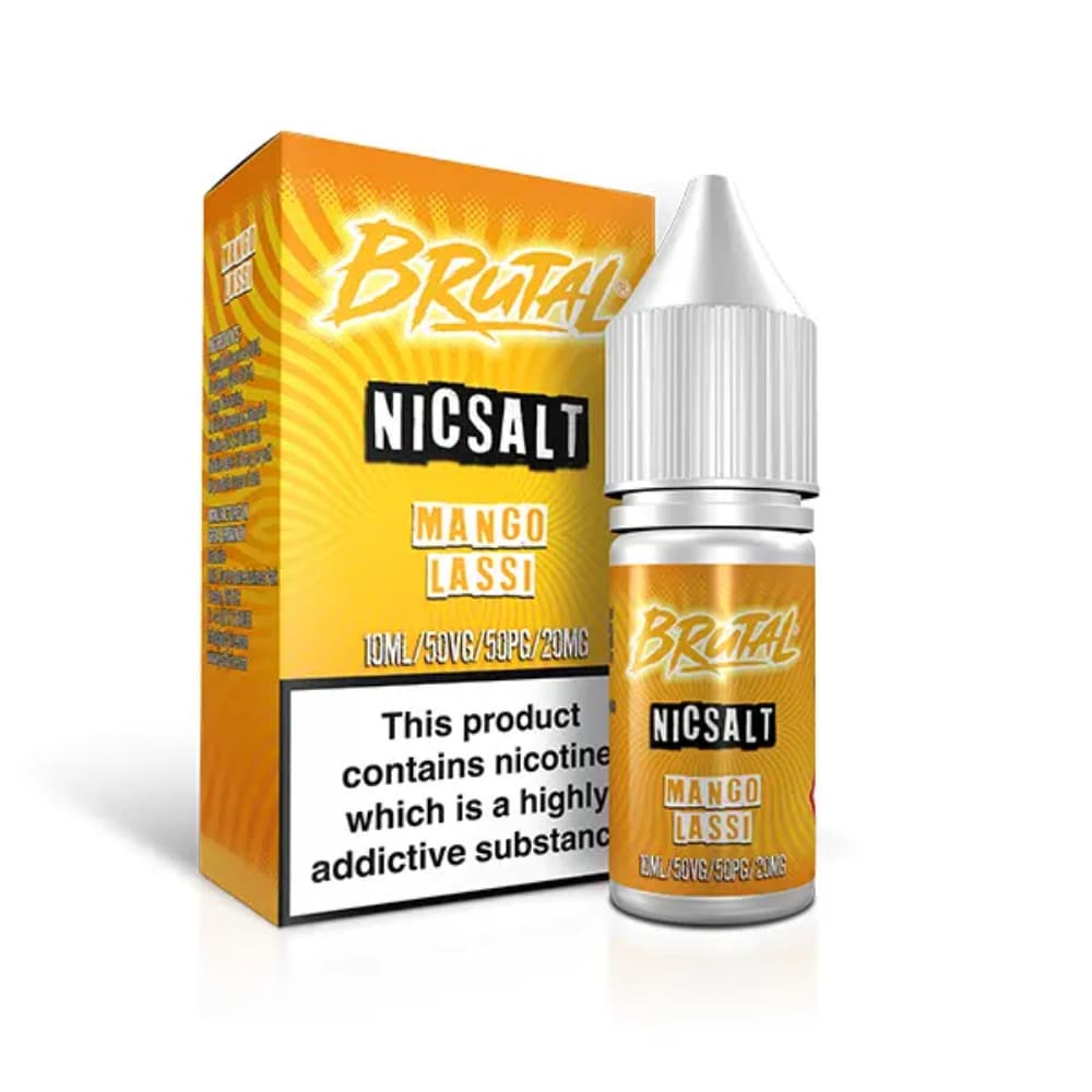  Drinks Mango Lassi / 20mg Just Juice Brutal Nic Salts e liquids 10ml