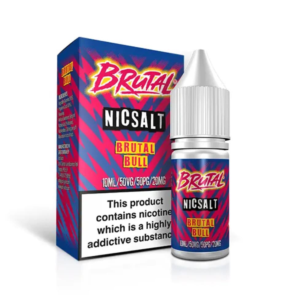  Drinks Brutal Bull / 20mg Just Juice Brutal Nic Salts e liquids 10ml