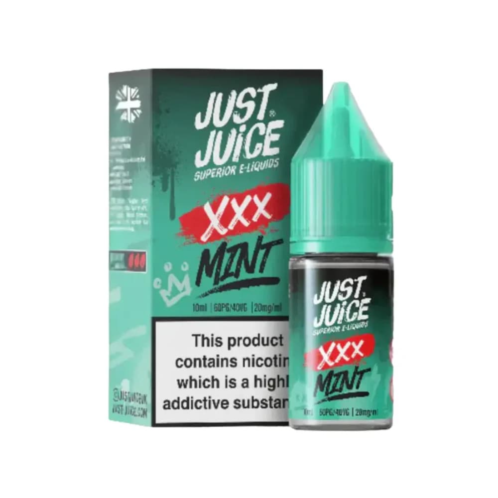  XXX Mint / 20mg Just Juice Mint Nic Salts e liquids 10ml