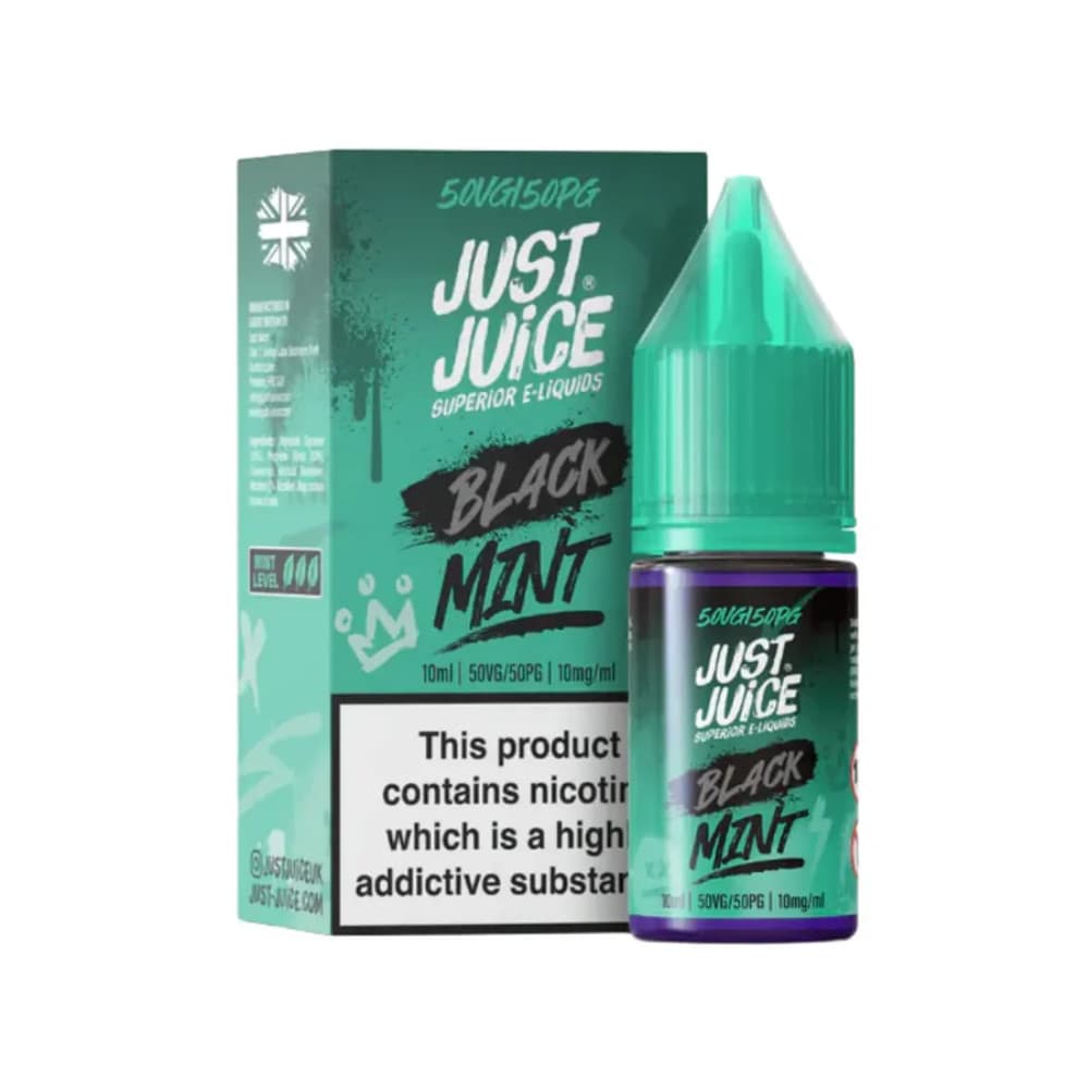  Black Mint / 10mg Just Juice Mint Nic Salts e liquids 10ml