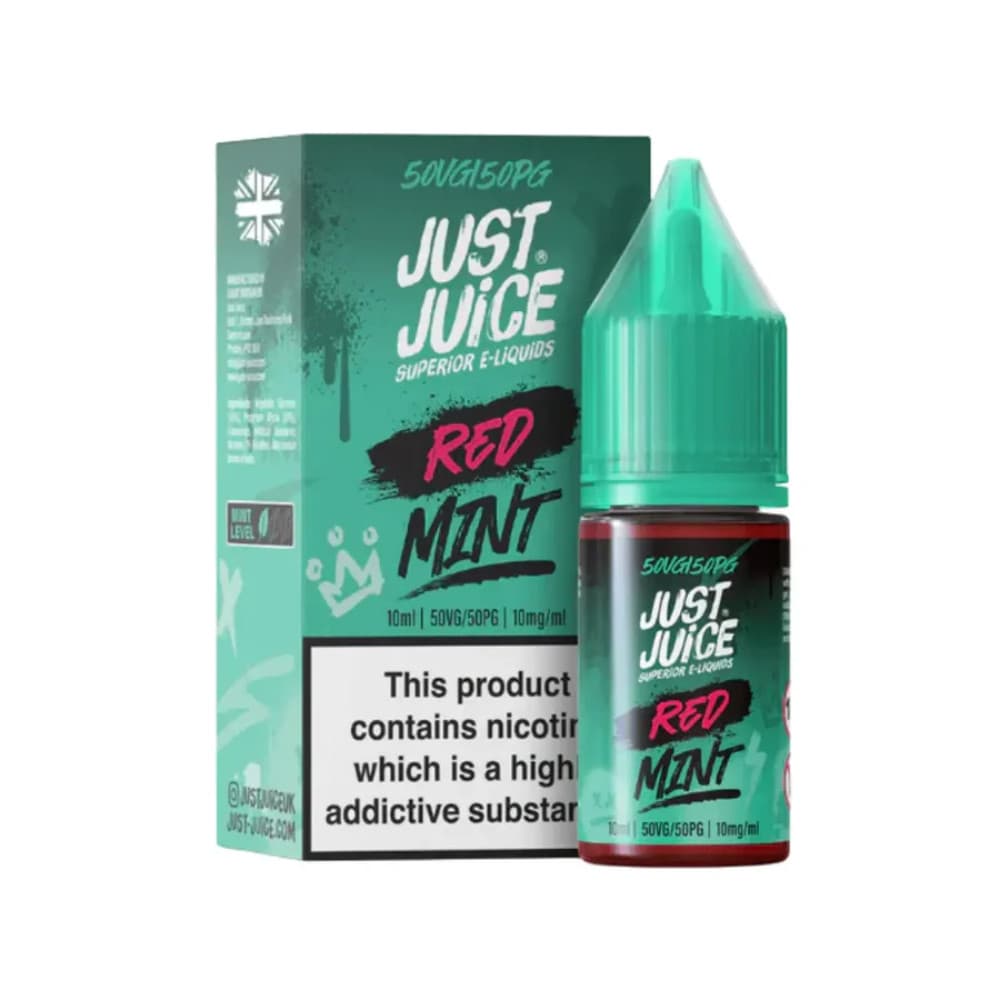  Red Mint / 10mg Just Juice Mint Nic Salts e liquids 10ml