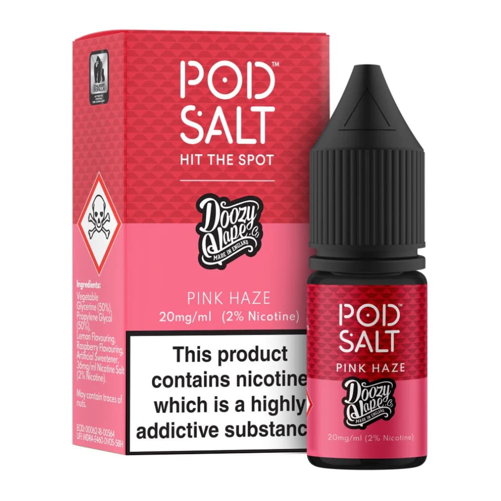  Doozy - Pink haze / 20mg Pod Salt Fusions Nic Salts e liquids 10ml