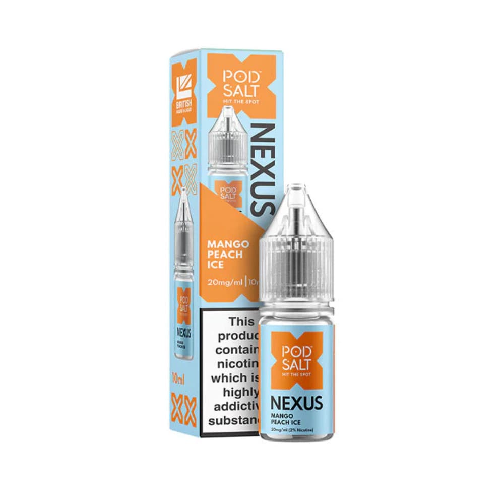  Mango Peach Ice / 10mg Pod Salt Nexus e liquids 10ml
