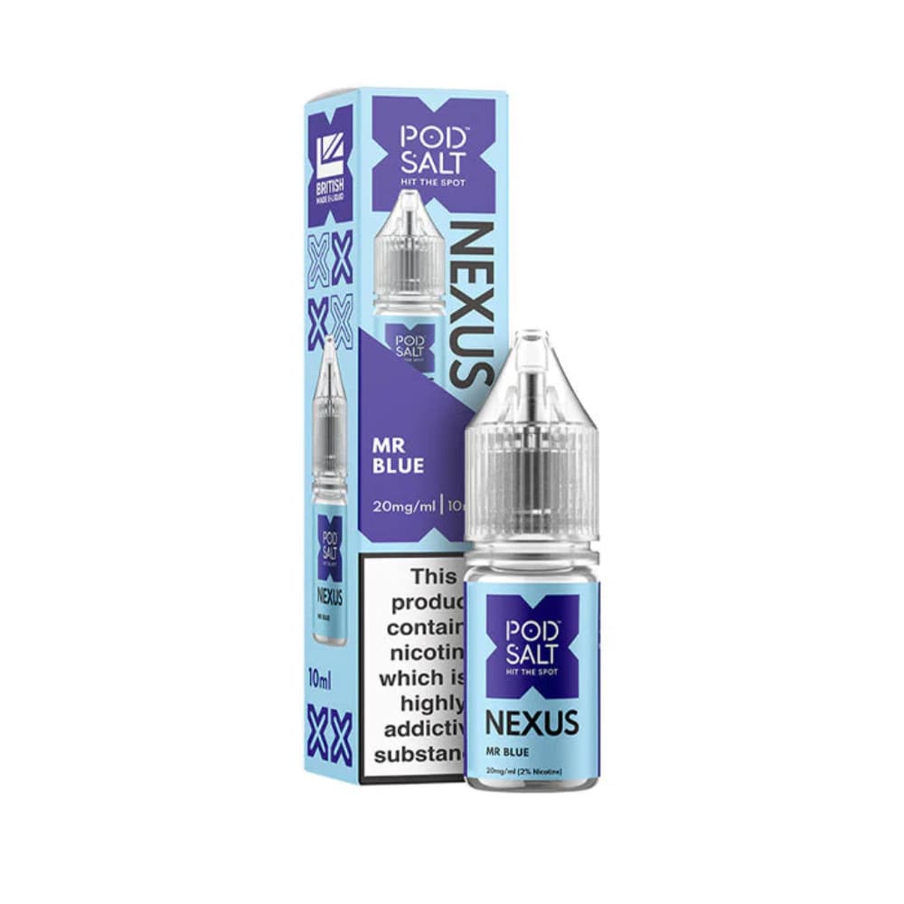  Mr Blue / 20mg Pod Salt Nexus e liquids 10ml
