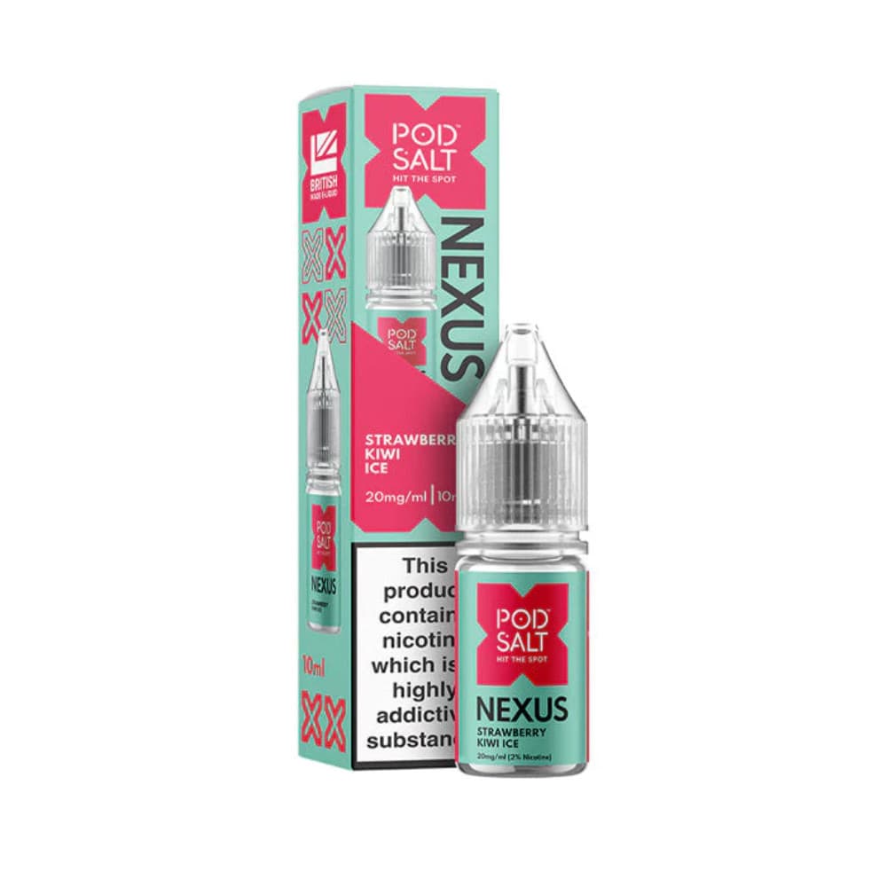  Strawberry Kiwi Ice / 20mg Pod Salt Nexus e liquids 10ml