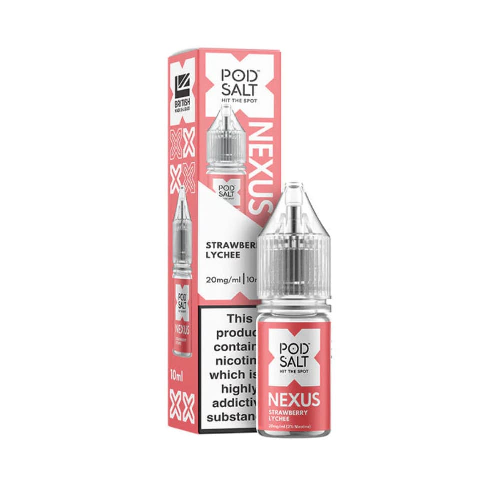  Strawberry Lychee / 10mg Pod Salt Nexus e liquids 10ml