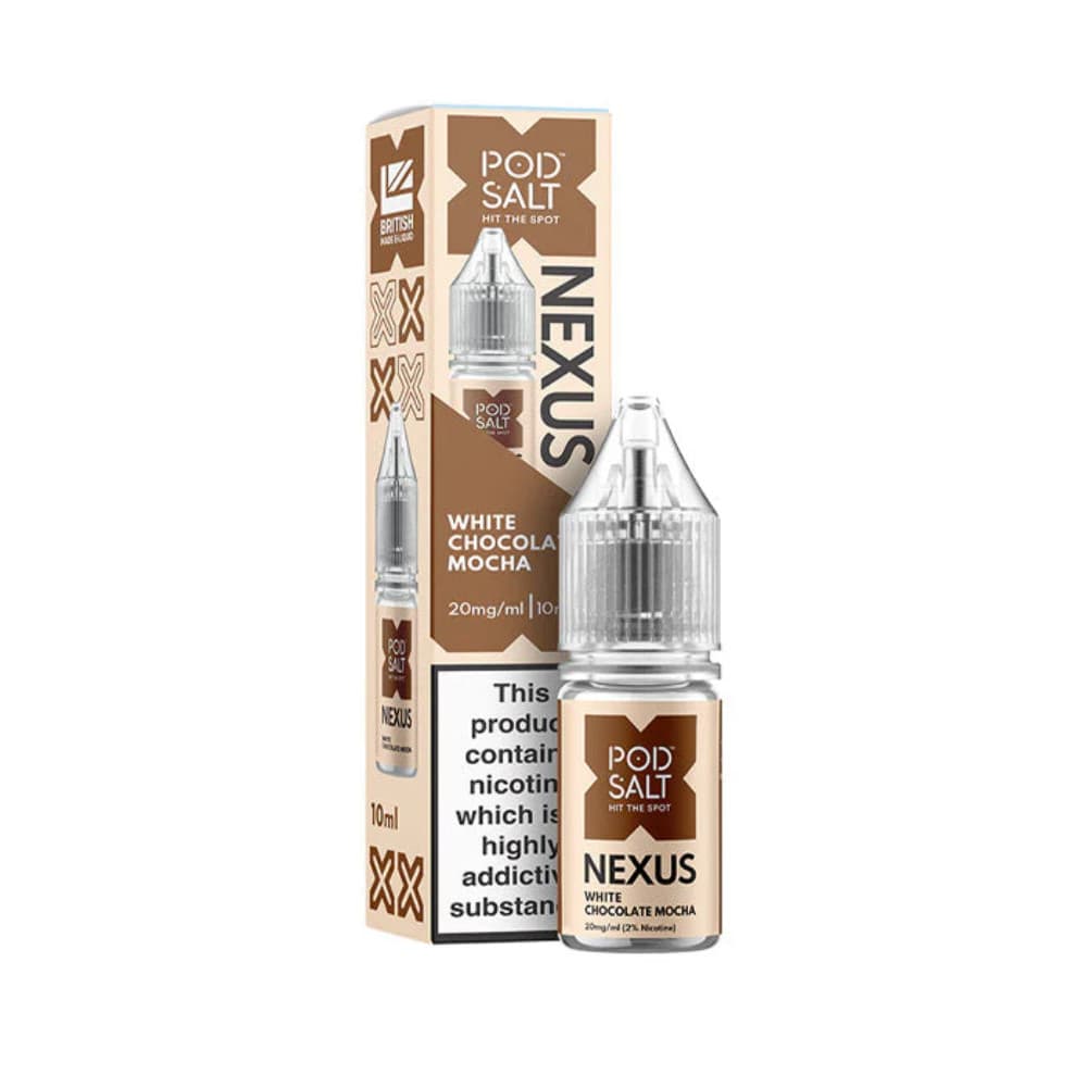  White Chcolate Mocha / 10mg Pod Salt Nexus e liquids 10ml