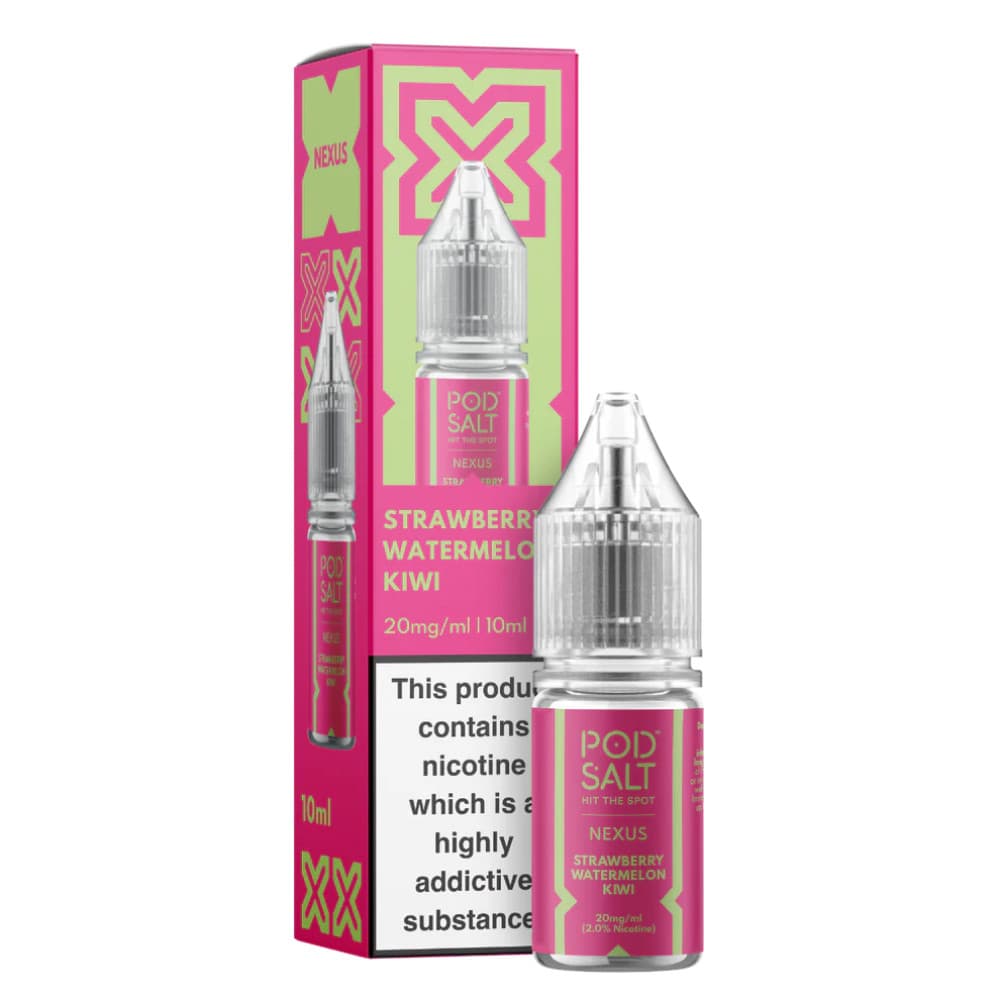  Strawberry Watermelon Kiwi / 10mg Pod Salt Nexus e liquids 10ml