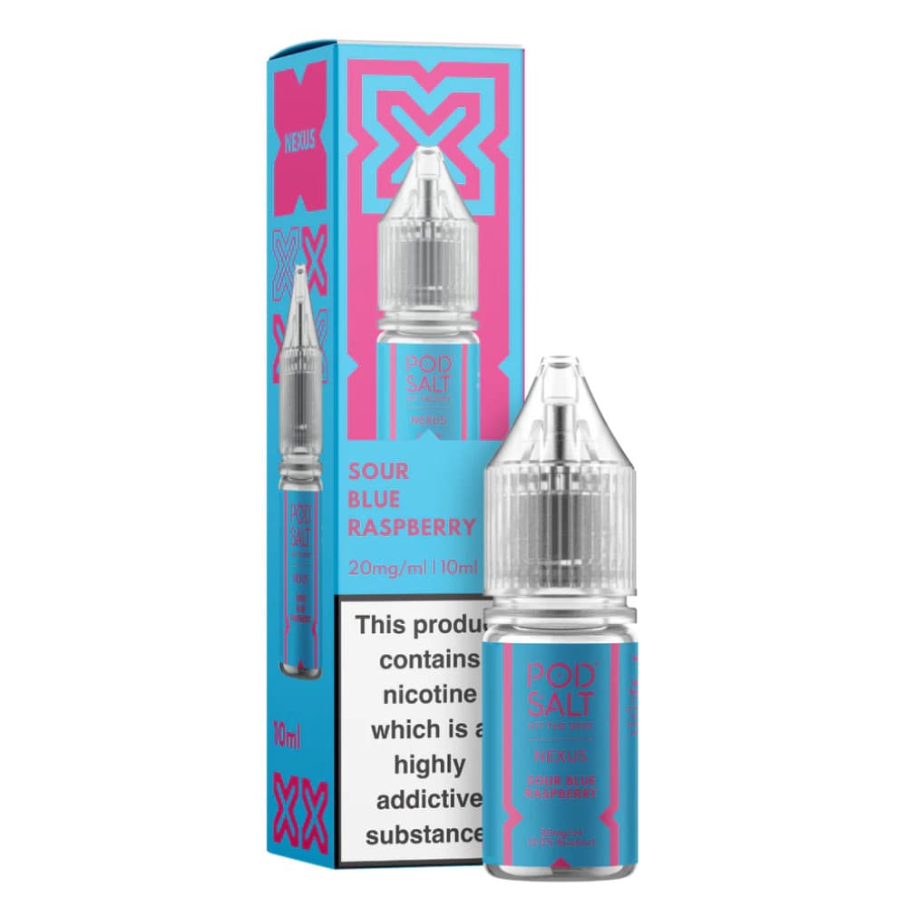  Sour Blue Raspberry / 20mg Pod Salt Nexus e liquids 10ml