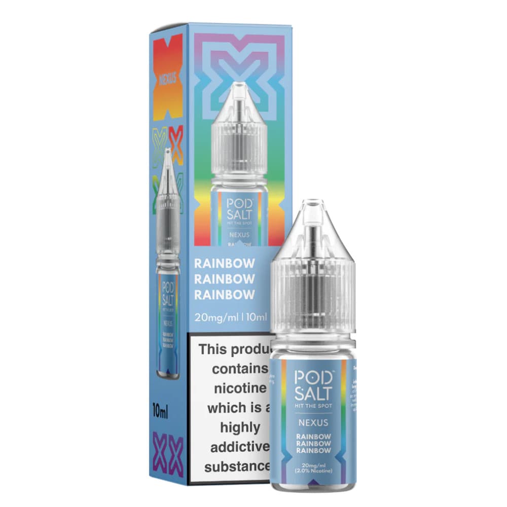  Rainbow / 20mg Pod Salt Nexus e liquids 10ml