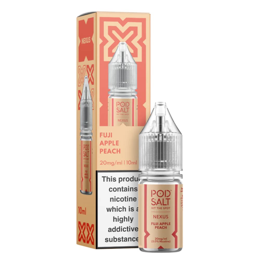  Fuji Apple Peach / 10mg Pod Salt Nexus e liquids 10ml