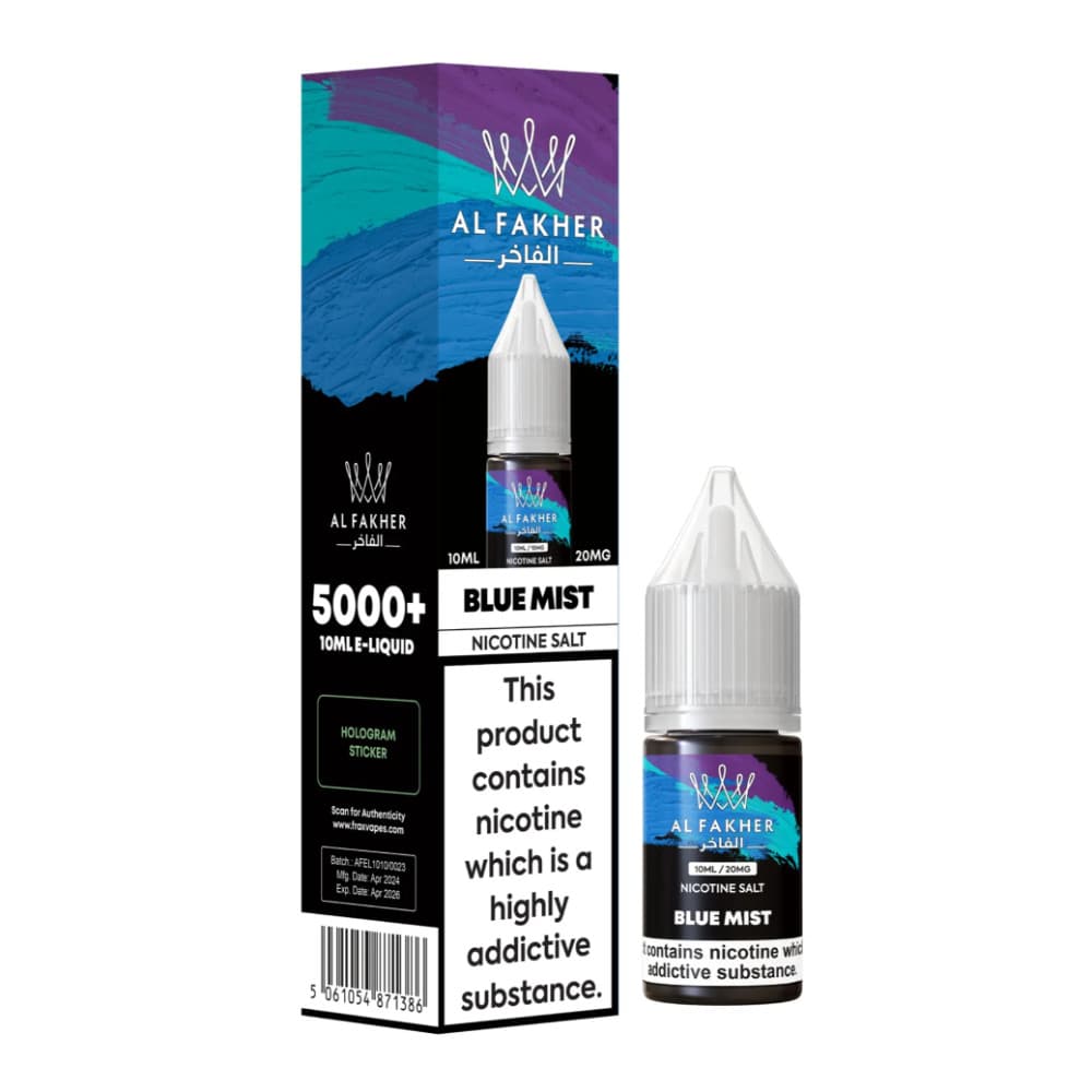  Blue Mist / 20mg Al Fakher Nic Salts e liquids 10ml