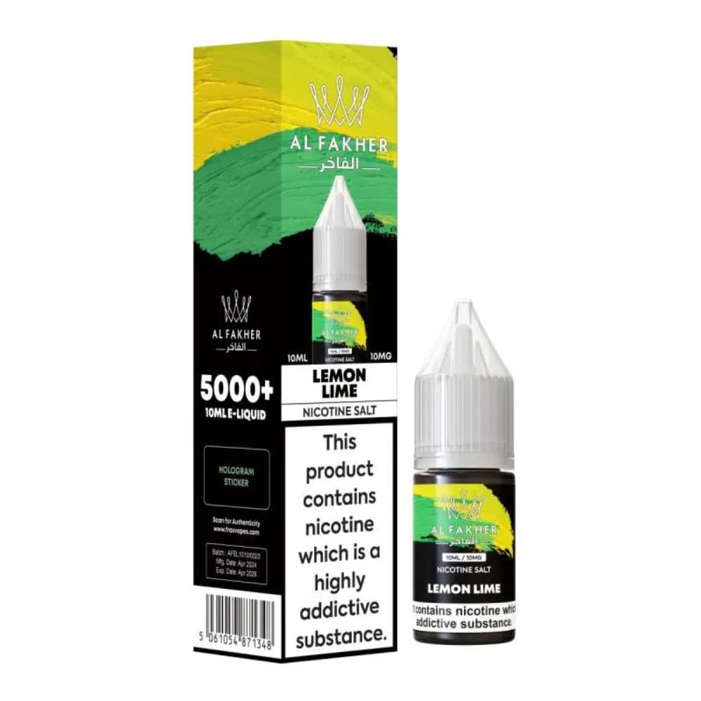  Lemon Lime / 10mg Al Fakher Nic Salts e liquids 10ml