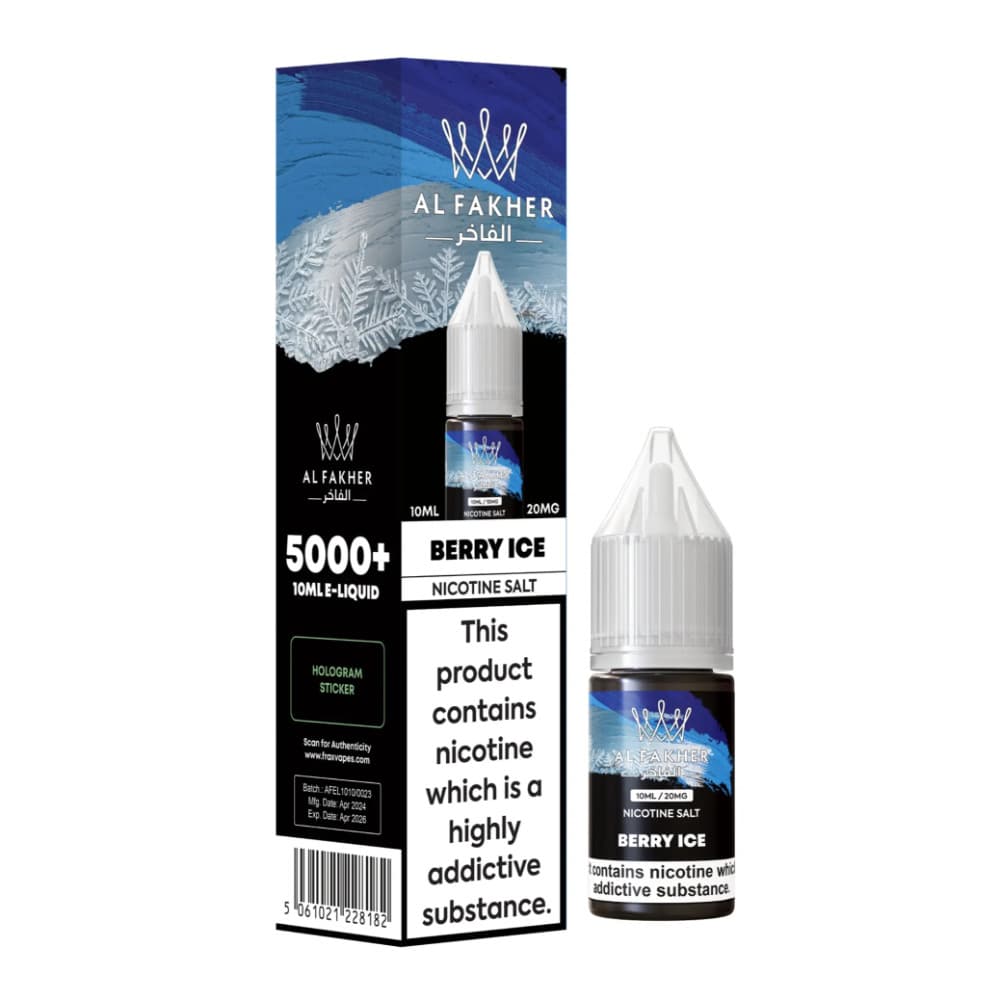  Berry Ice / 10mg Al Fakher Nic Salts e liquids 10ml