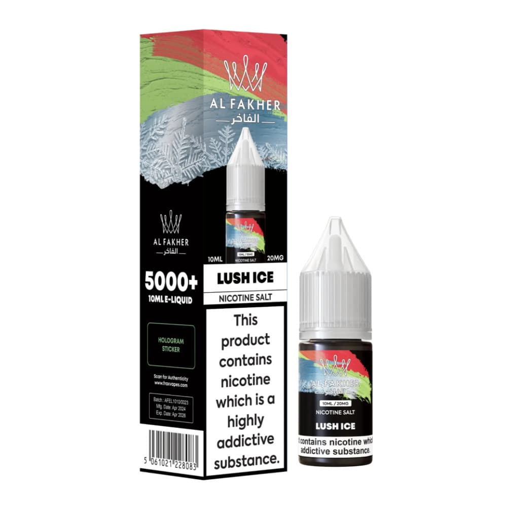  Lush Ice / 10mg Al Fakher Nic Salts e liquids 10ml