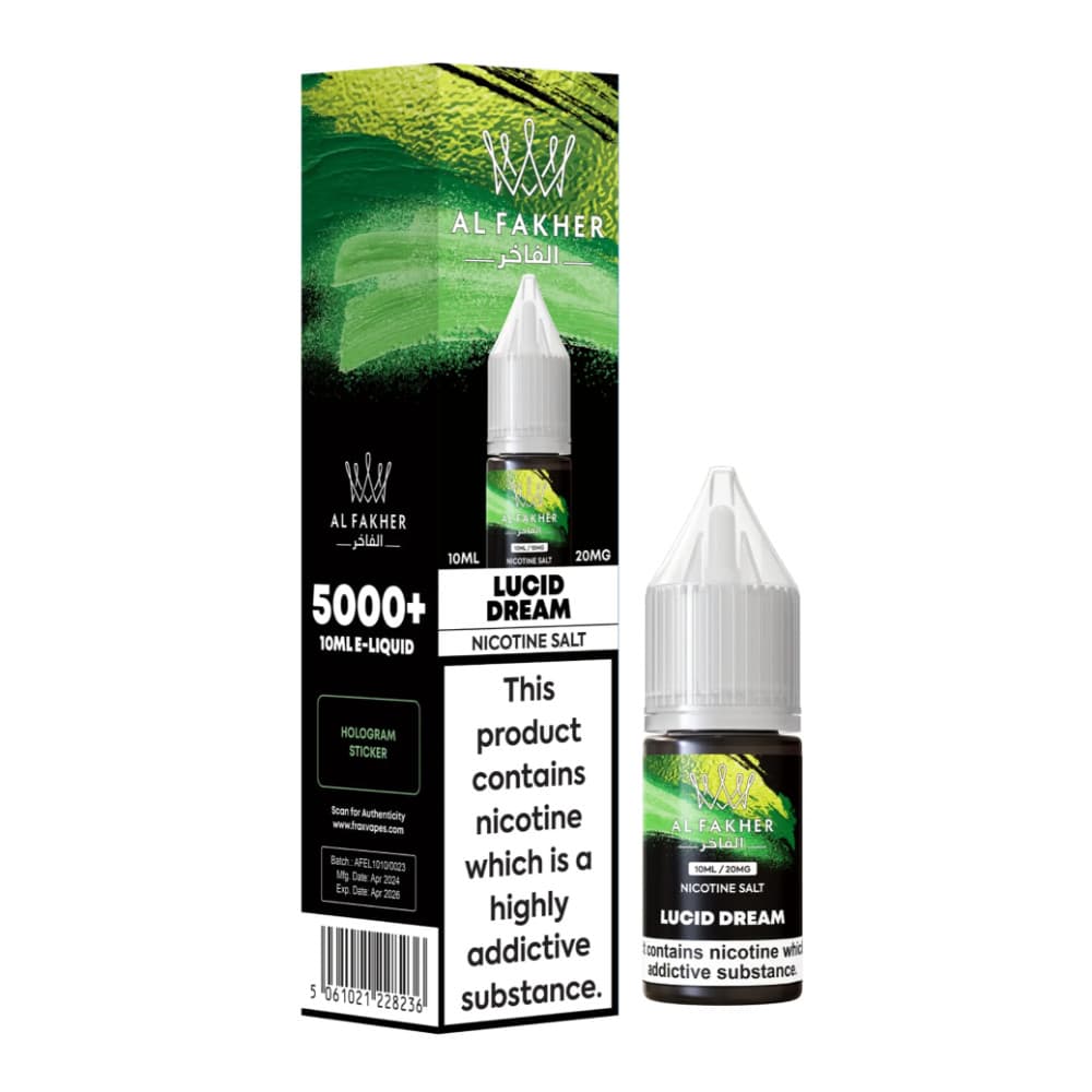  Lucid Dream / 10mg Al Fakher Nic Salts e liquids 10ml