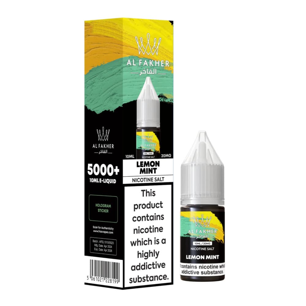  Lemon Mint / 20mg Al Fakher Nic Salts e liquids 10ml