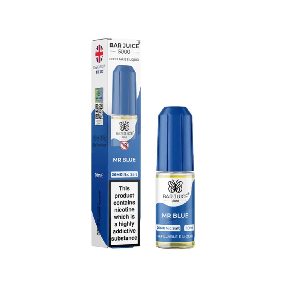  Mr Blue / 10mg Bar Juice Nic Salts E-Liquids 10ml