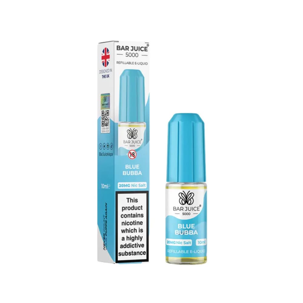  Blue Bubba / 10mg Bar Juice Nic Salts E-Liquids 10ml