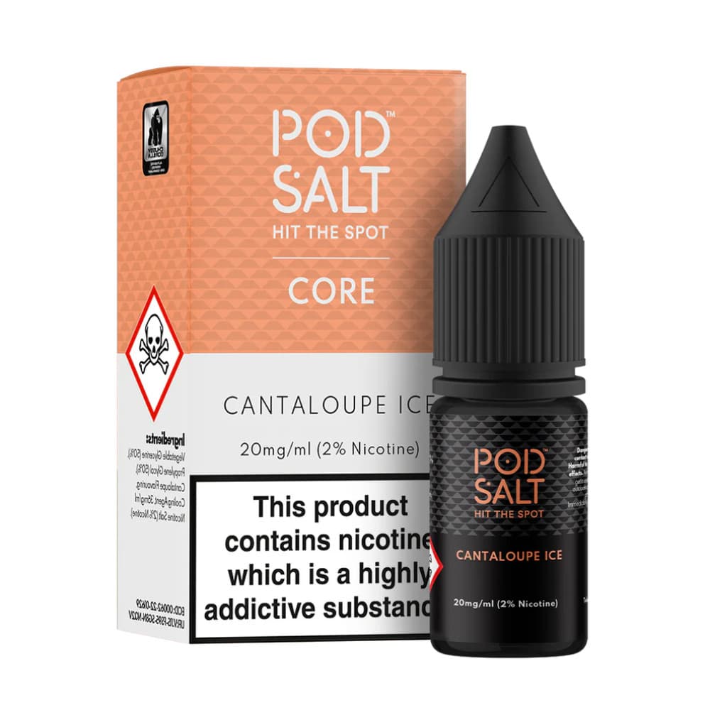  Cantaloupe Ice / 20mg Pod Salt Core Nic Salts e liquids 10ml