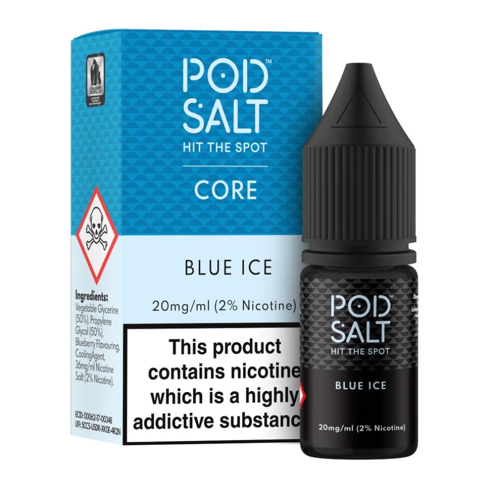  Blue Ice / 20mg Pod Salt Core Nic Salts e liquids 10ml