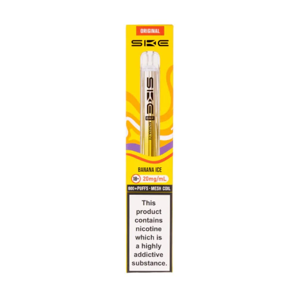  Banana Ice Ske Crystal Original 600 Prefilled Vape Kit