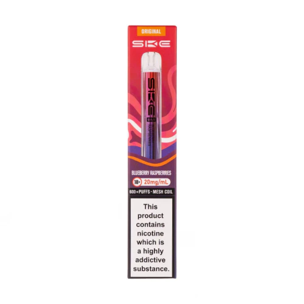  Blueberry Raspberry Ske Crystal Original 600 Prefilled Vape Kit