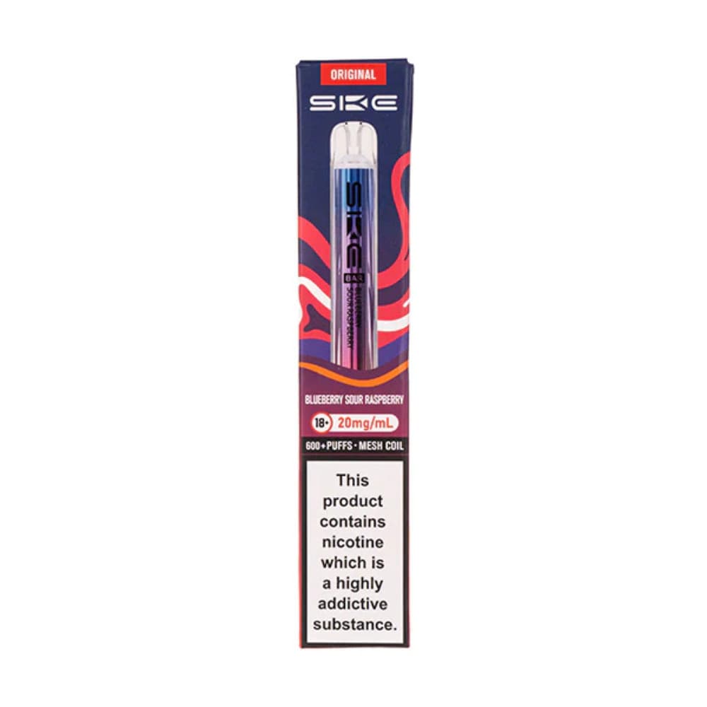  Blue Sour Raspberry Ske Crystal Original 600 Prefilled Vape Kit