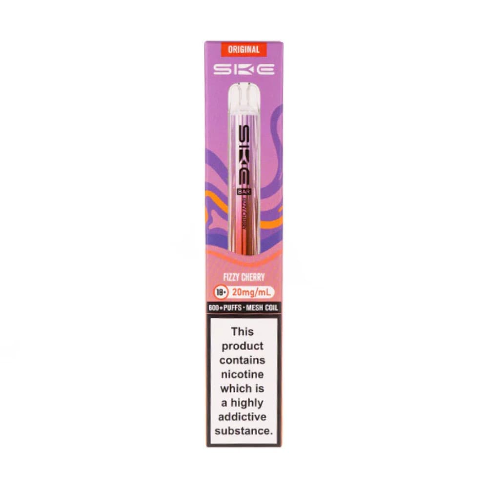  Fizzy Cherry Ske Crystal Original 600 Prefilled Vape Kit