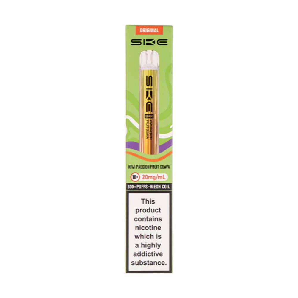  Kiwi Passionfruit Guava Ske Crystal Original 600 Prefilled Vape Kit