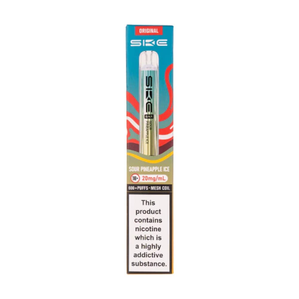  Sour Pineapple Ice Ske Crystal Original 600 Prefilled Vape Kit