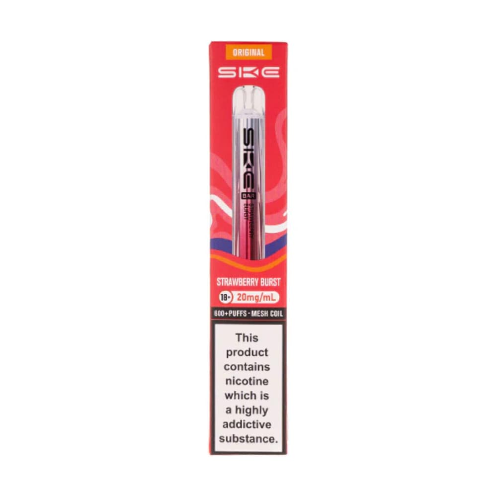  Strawberry Burst Ske Crystal Original 600 Prefilled Vape Kit