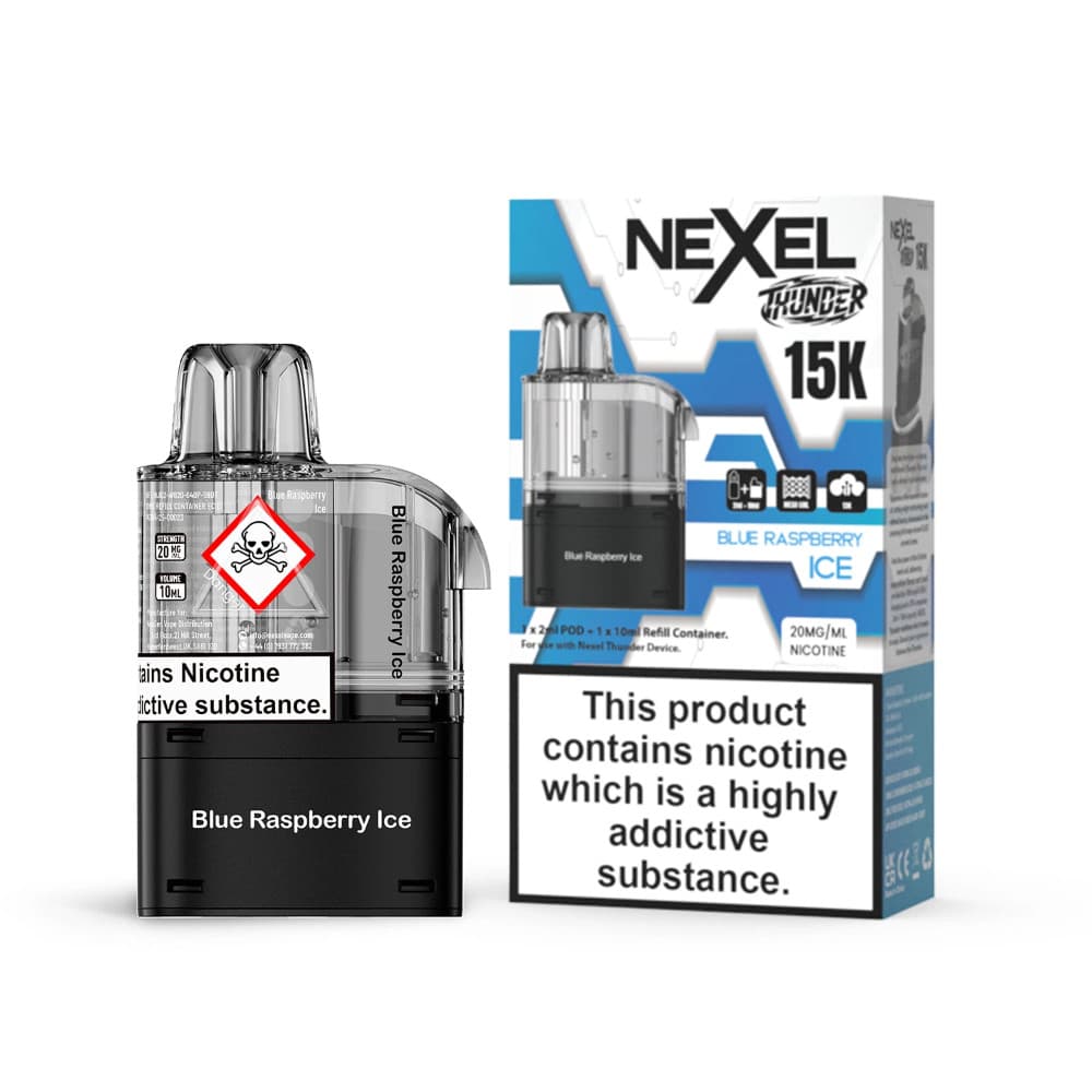  Blue Raspberry Ice Nexel Thunder 15k Pods