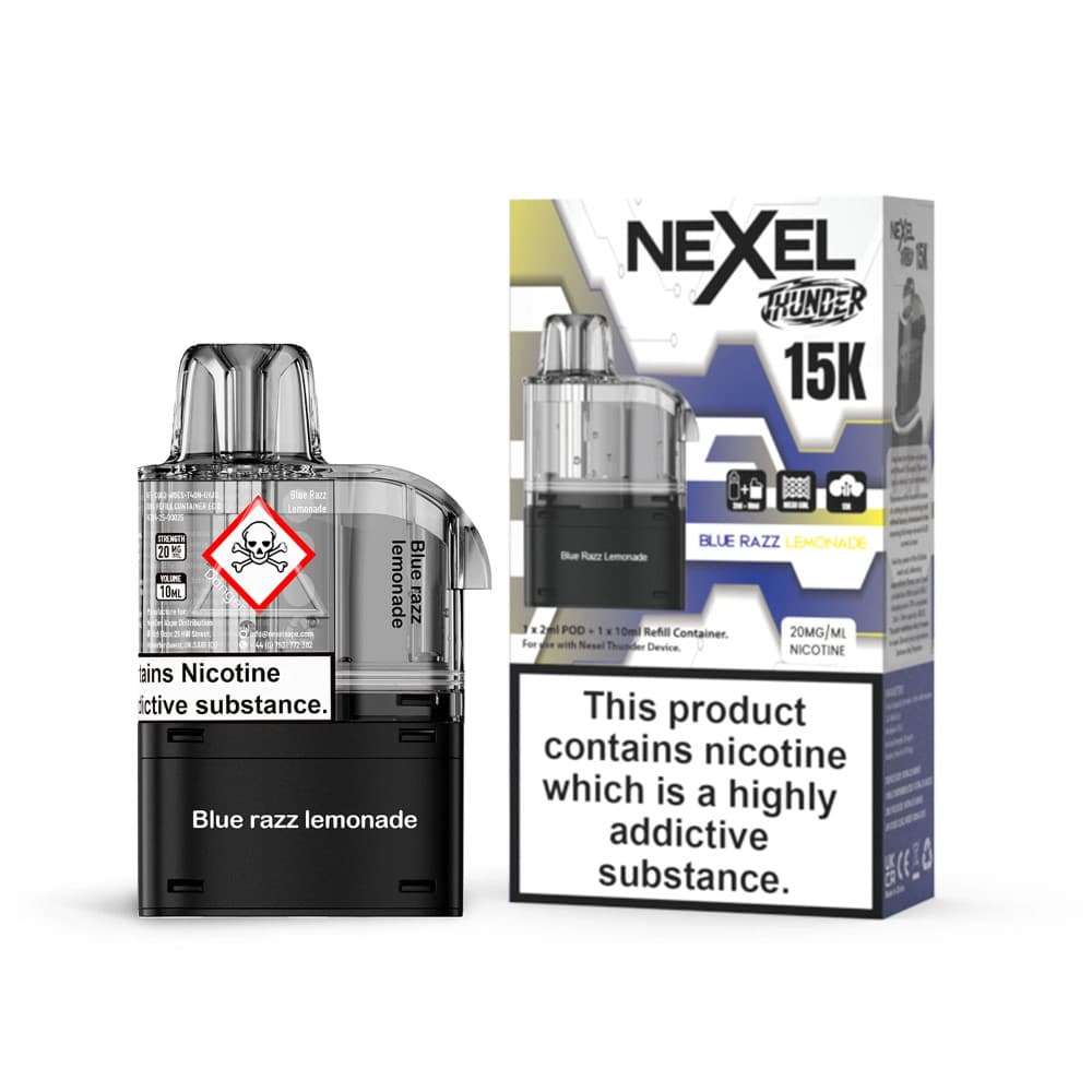  Blue Razz Lemonade Nexel Thunder 15k Pods