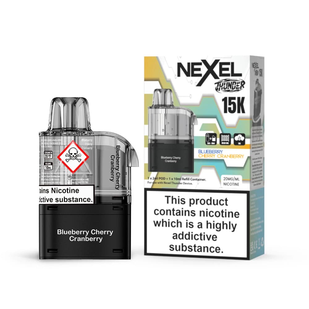  Blueberry Cherry Cranberry Nexel Thunder 15k Pods
