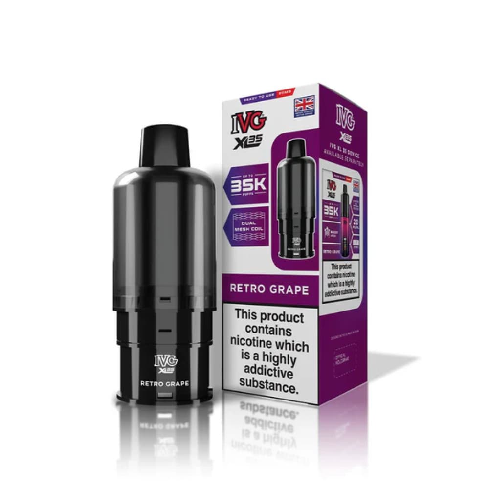  Retro Grape IVG XL 35K Pods