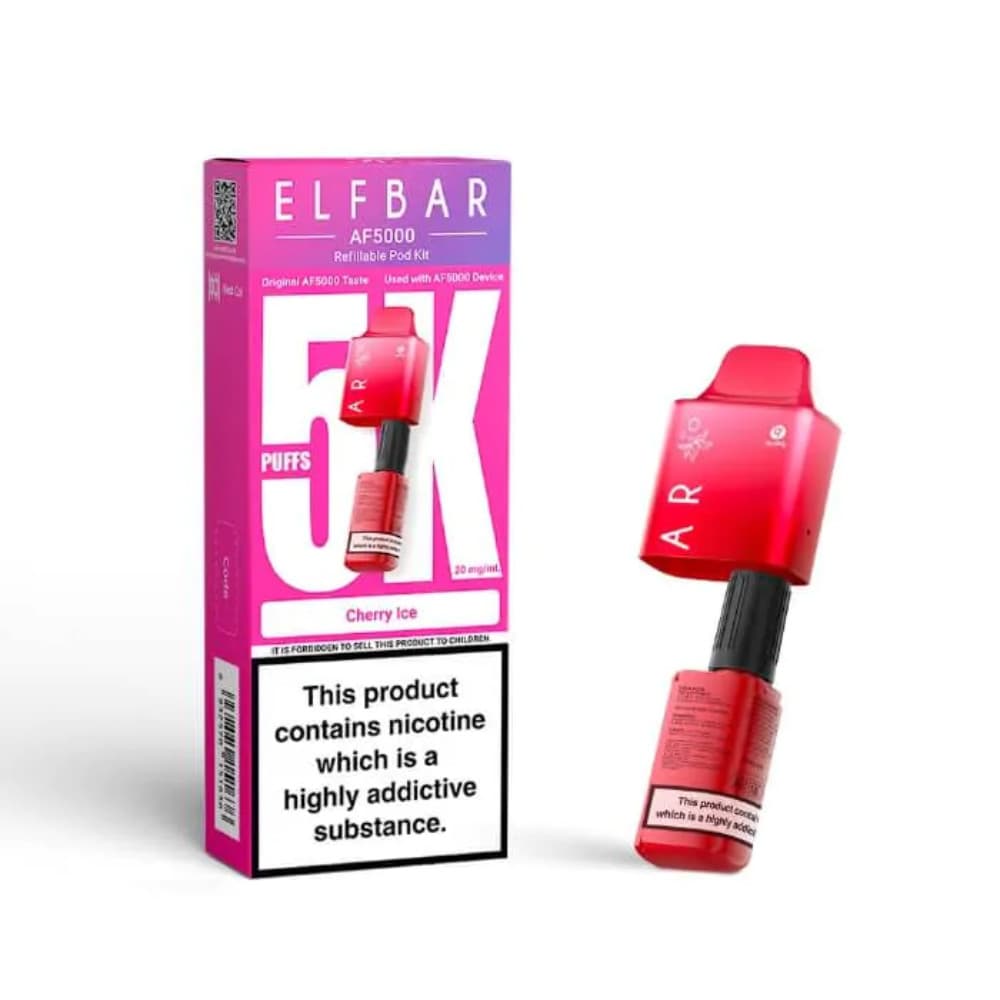  Cherry Ice Elf bar AF5000 Pods