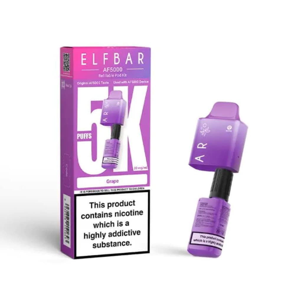  Grape Elf bar AF5000 Pods