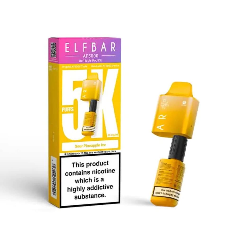 Sour Pineapple Ice Elf bar AF5000 Pods