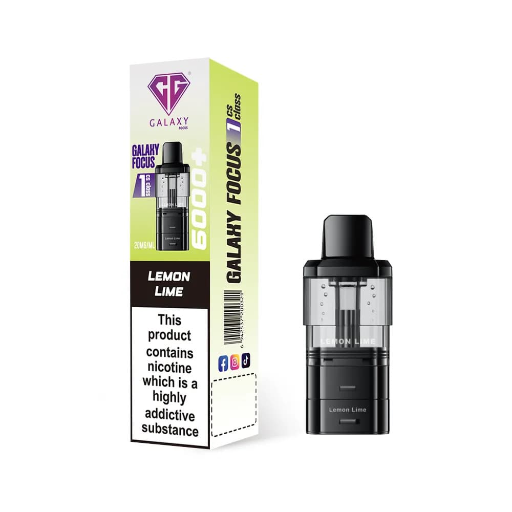  Lemon Lime Crystal Galaxy Focus 6k Refill Pods
