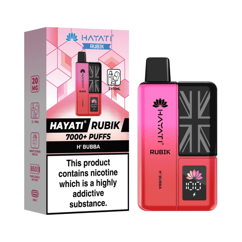  H' Bubba Hayati Rubik 7000 Prefilled Vape Kit