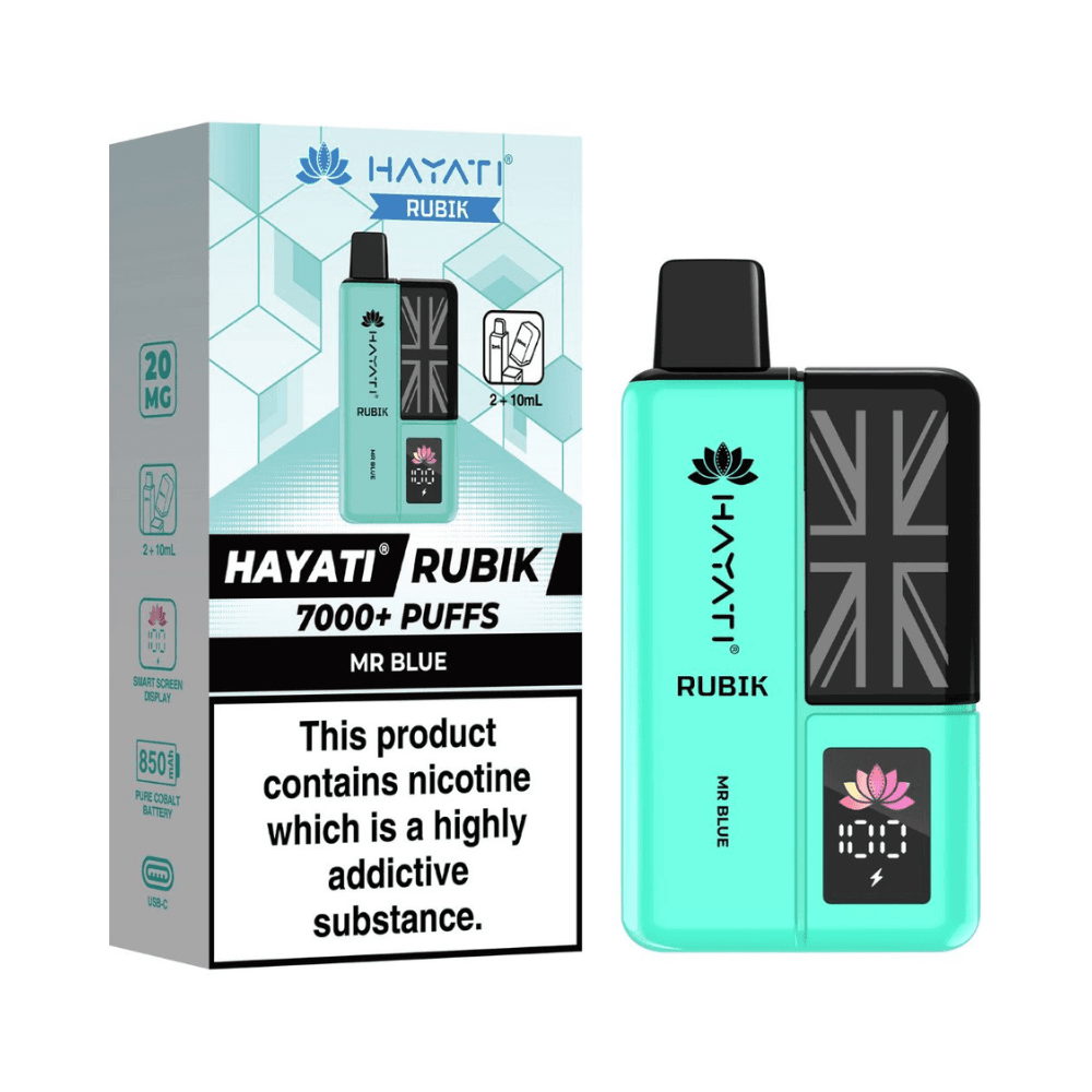  Mr Blue Hayati Rubik 7000 Prefilled Vape Kit