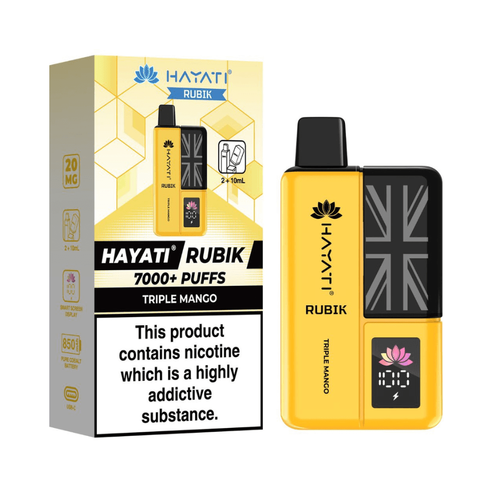  Triple Mango Hayati Rubik 7000 Prefilled Vape Kit