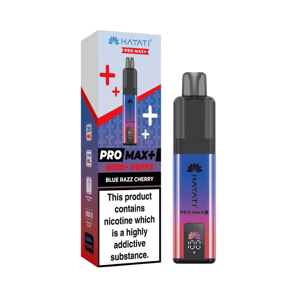  Blue Razz Cherry Hayati Pro Max Plus 6000 Prefilled Vape Kit