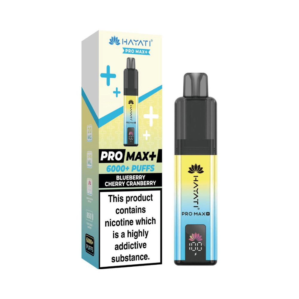 Blueberry Cherry Cranberry Hayati Pro Max Plus 6000 Prefilled Vape Kit